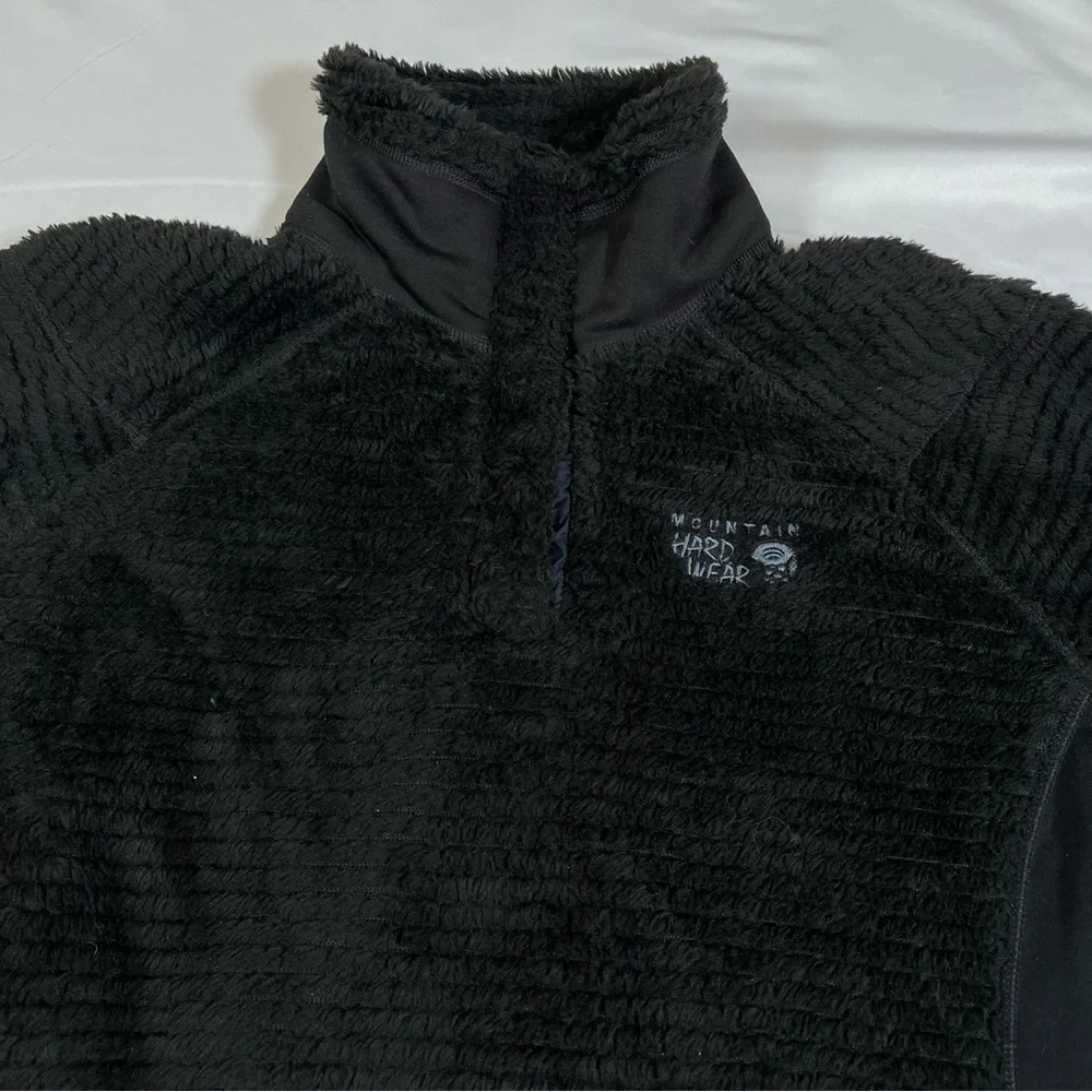 Mountain Hardwear‎ Womens M Polartec High Loft Fleece Black Jacket